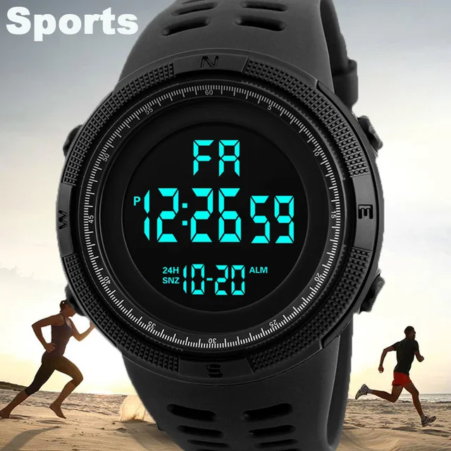 YIKAZE Men s Digital Electronic Watch: A Perfect Timepiece for Outdoor Adventurers and Students