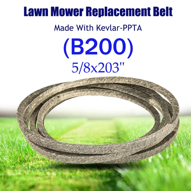 

V-belt for lawn mower 5/8"x203" Made with Kevlar Mower Belt 108-5915,114-4420 B200 FOR J/ohn Deere Z930A, Z950A, Z960A