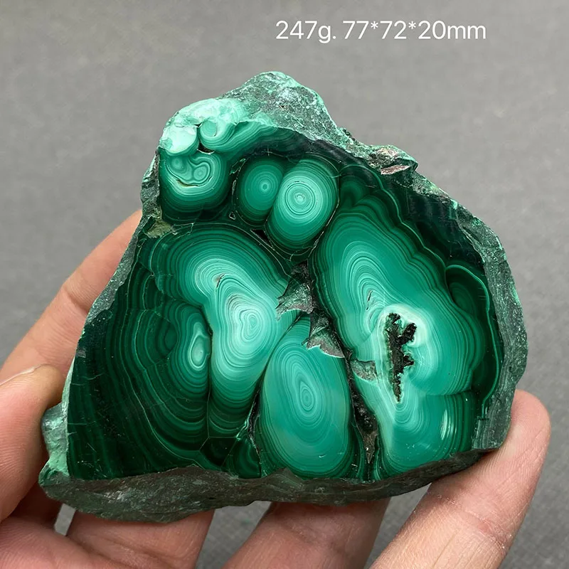 Best! 100% Natural Green Malachite Polished Mineral Specimens Rough Stone Slices Quartz and Crystals Repair Crystals