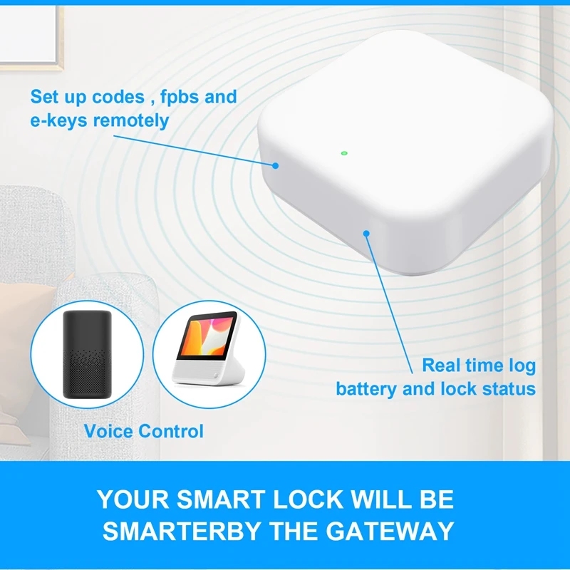 G2 Gateway For TT Lock APP Bluetooth Smart Electronic Door Lock Wifi Adapter