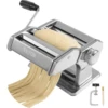 VEVOR Pasta Maker Machine, 9 Adjustable Thickness Settings Noodles Maker,Stainless Steel Rollers and Cutter, Manual Hand Press 1