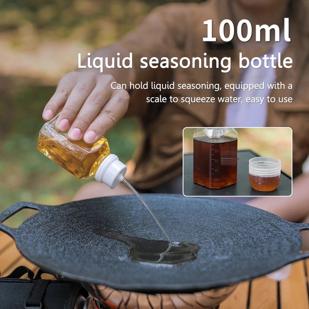 Spice Container Outdoor Spice Jar Portable Storage Bag Solid Liquid Seasoning Bottles Multifunctional Lightweight Camping Supplies