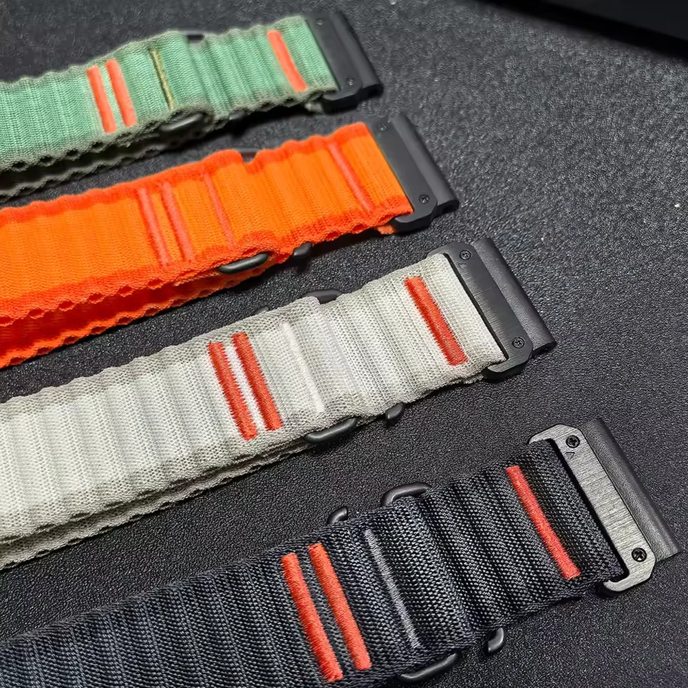 22 mm 26 mm Quickfit Nylon-Uhrenarmband für Garmin Epix Pro Gen 2 Armband für Garmin Fenix 8/Enduro 3/Descent Mk3i G1 Canvas-Armband – Detail 4