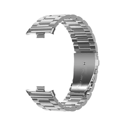 Stainless Steel Replacement Bracelet Strap - Premium Wristband Accessory for Redmi Watch 5 4 (Silver)