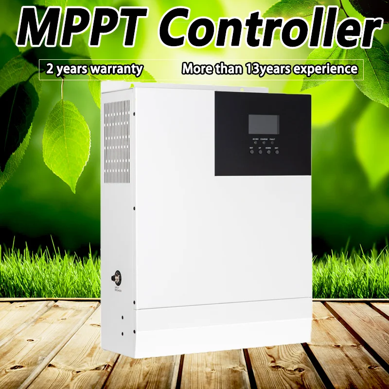 올인원 MPPT PV 태양 광 컨트롤러 + 인버터 24V/48V 2kw 3kw 5kw AC 출력 스마트 장치, LCD 디스플레이 포함