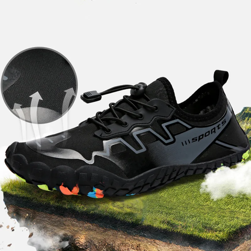 Men Women Non-slip Durable Water Shoe Rubber Light Beach Barefoot Sneakers Sport Shoes Breathable Trekking Upstream Aqua Shoes