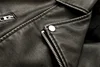 RARF 2024New Coal graysty le Women's washed leather jacket with belt, short coat with downgraded zipper and vintage lapel jacket 3