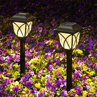 1-10Pack lumières de cour solaires lumières de pelouse lumineuses lumières de voie solaire Led imperméables extérieures lumières de chemin de paysage 2
