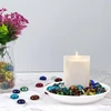 Mini Glass Gems, Mixed Colour Mancala Stones Flat Bottom Marble Beads For Home Decorative Art Craft Vase Filler Easy To Use 4