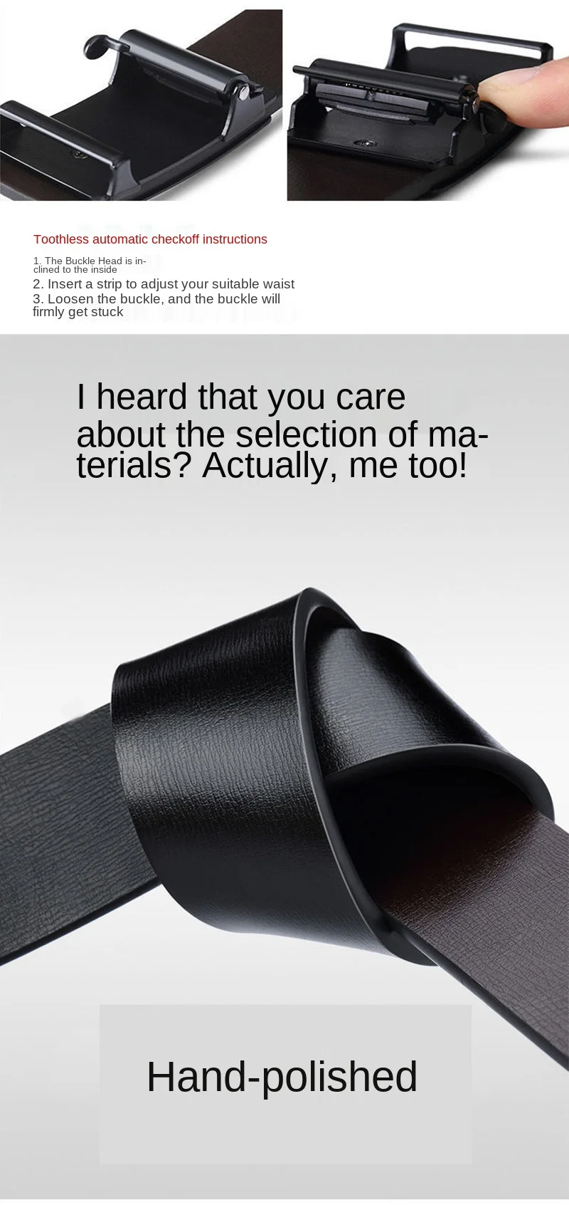 Texwood men's casual and sports wear store, summer beach clothes, men's leather fashion, jewelry, sunglasses High Quality PU Leather Inner Wear Toothless Automatic Buckle Fashionable Business Jeans Belts for Men Luxury Designer Brand