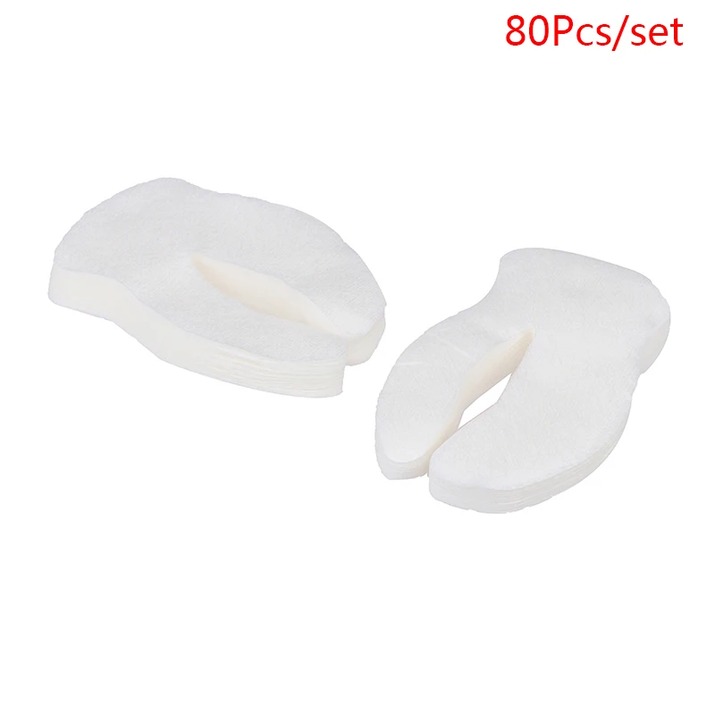 

80 шт. одноразовых шелковых технологий, косметическая маска для глаз «сделай сам»/маска для носа, бумажный лист, ультратонкие инструменты для ухода за глазами в салоне красоты