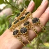 Natural Rose Red Cognac Amber/ Insect Amber Ring , Adjustable size for wearing, different ring holders, For Women Ring Gift 4