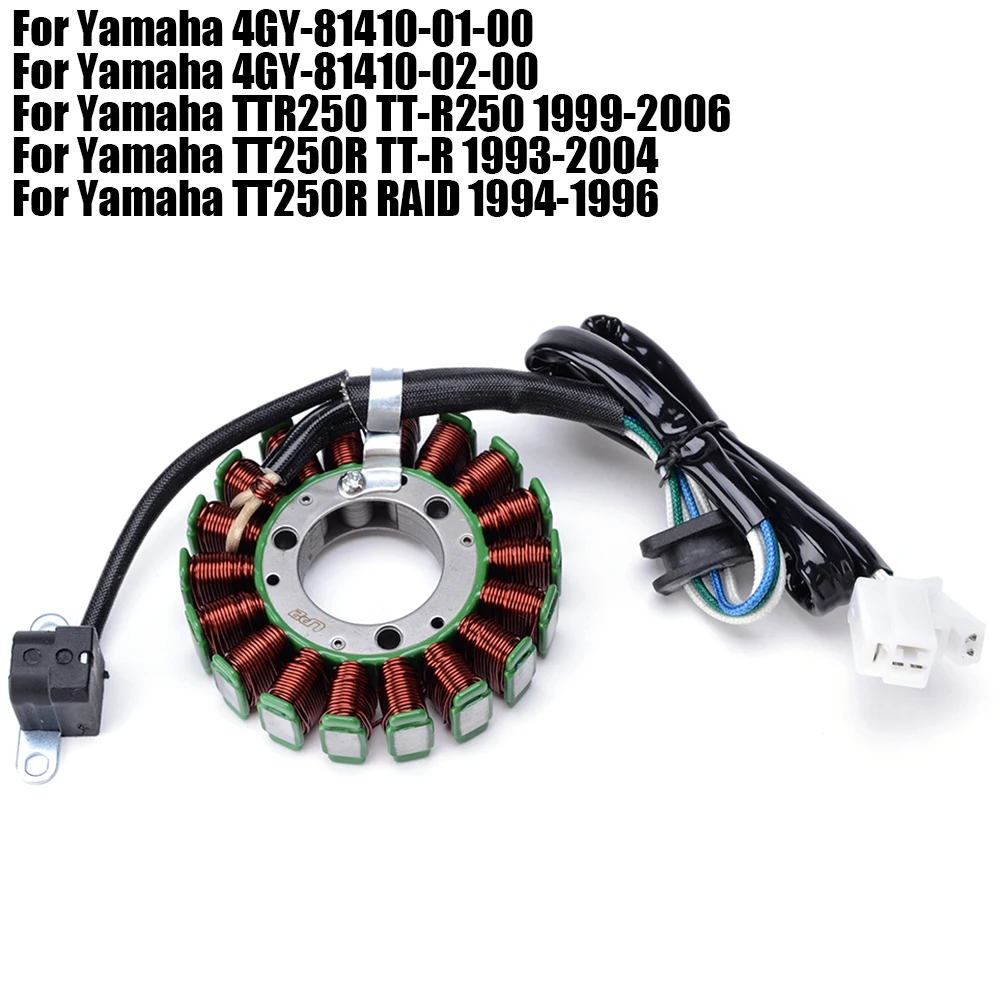 Bobina Statore Per Yamaha Ttr250 Tt250R Tt-R250 Tt-R Raid Ttr Tt-R 250 Tt 250R 1994-1996 4Gy-81410-02-00