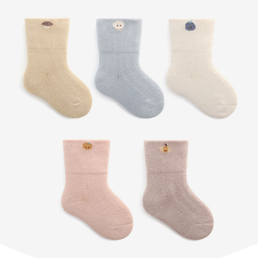 Cute Cotton Thermal Home Sleeping Slipper Stockings 2023 New Winter Thicken Warm Stitch Baby Socks for Boys Girls Infant Toddler