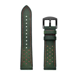 Cinturino in pelle traspirante da 22 mm - Bracciale premium per polso