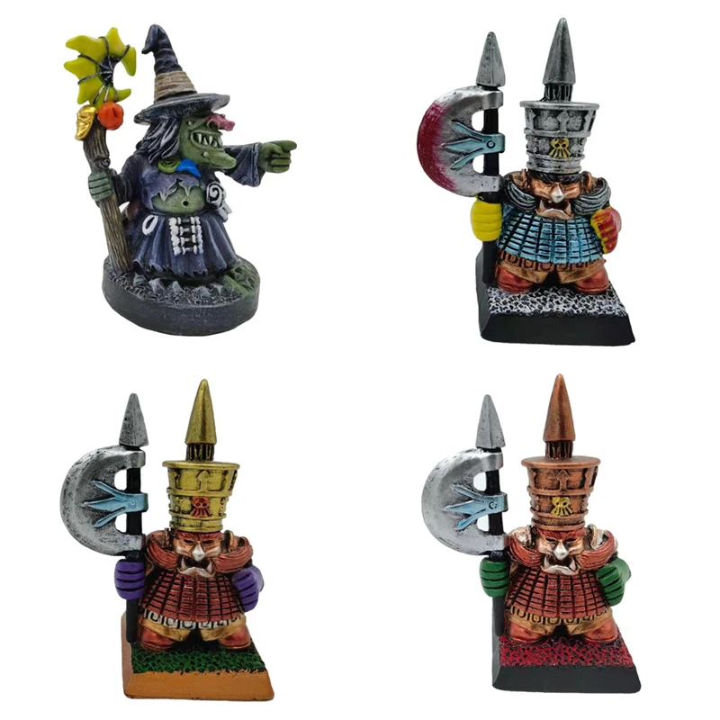 Nightmare Goblin Witch Dwarf Chaos Knight Resin Orribile Statua Home Decor Ornamento Artigianato In Resina Decorazione Del Giardino All'Aperto