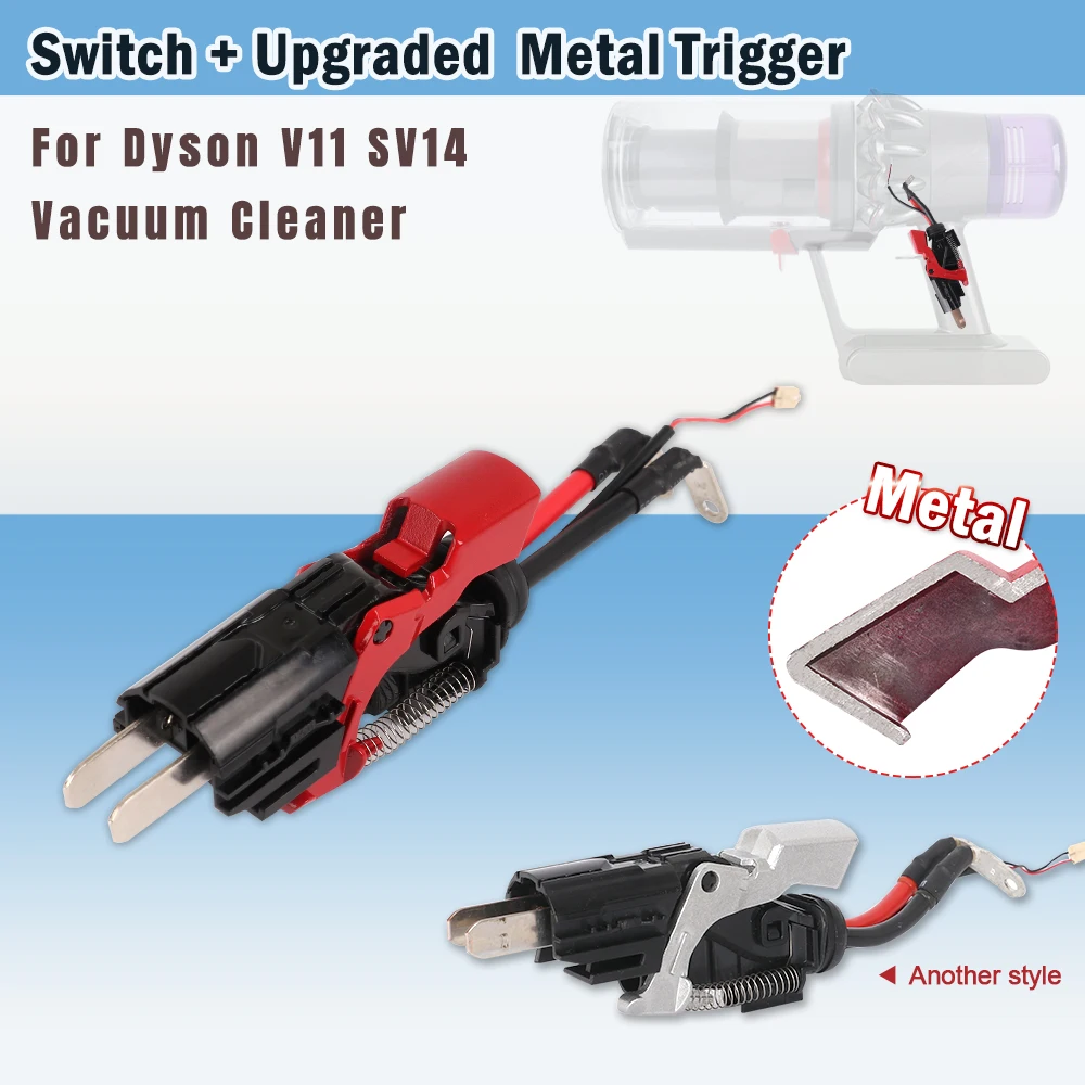 Metal Trigger Switch Assembly Replacement for Dyson V11 SV14 Vacuum