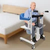 Elderly Shower Chair with Wheels Elderly Transfer Chair Portable Elderly Toilet Chair Lift Chair for Patient Transfers 1