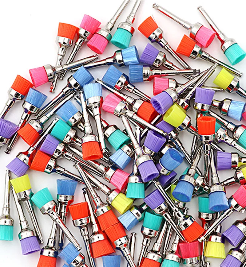 1000x Disposable Dental Nylon Polishing Prophy Brush Bürste