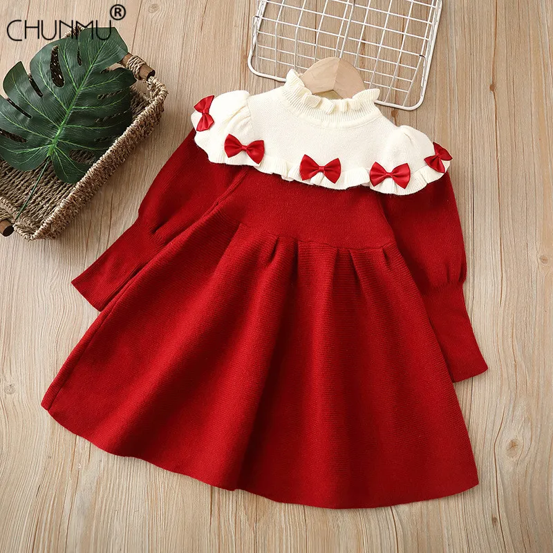Girls Sweater Dress CIDER Women's Long Sleeve Knit Midi Dress Twist Front  Bodycon Cocktail Kids Holiday Outfit