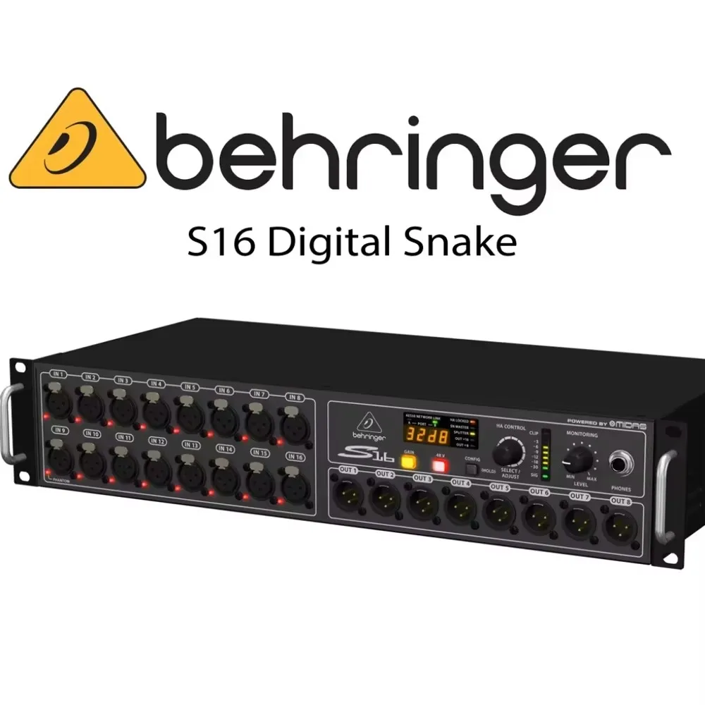 配信機器・PA機器・レコーディング機器 Behringer s16 Amazon.com: Behringer S16 16-input / 8-output Digital Stage