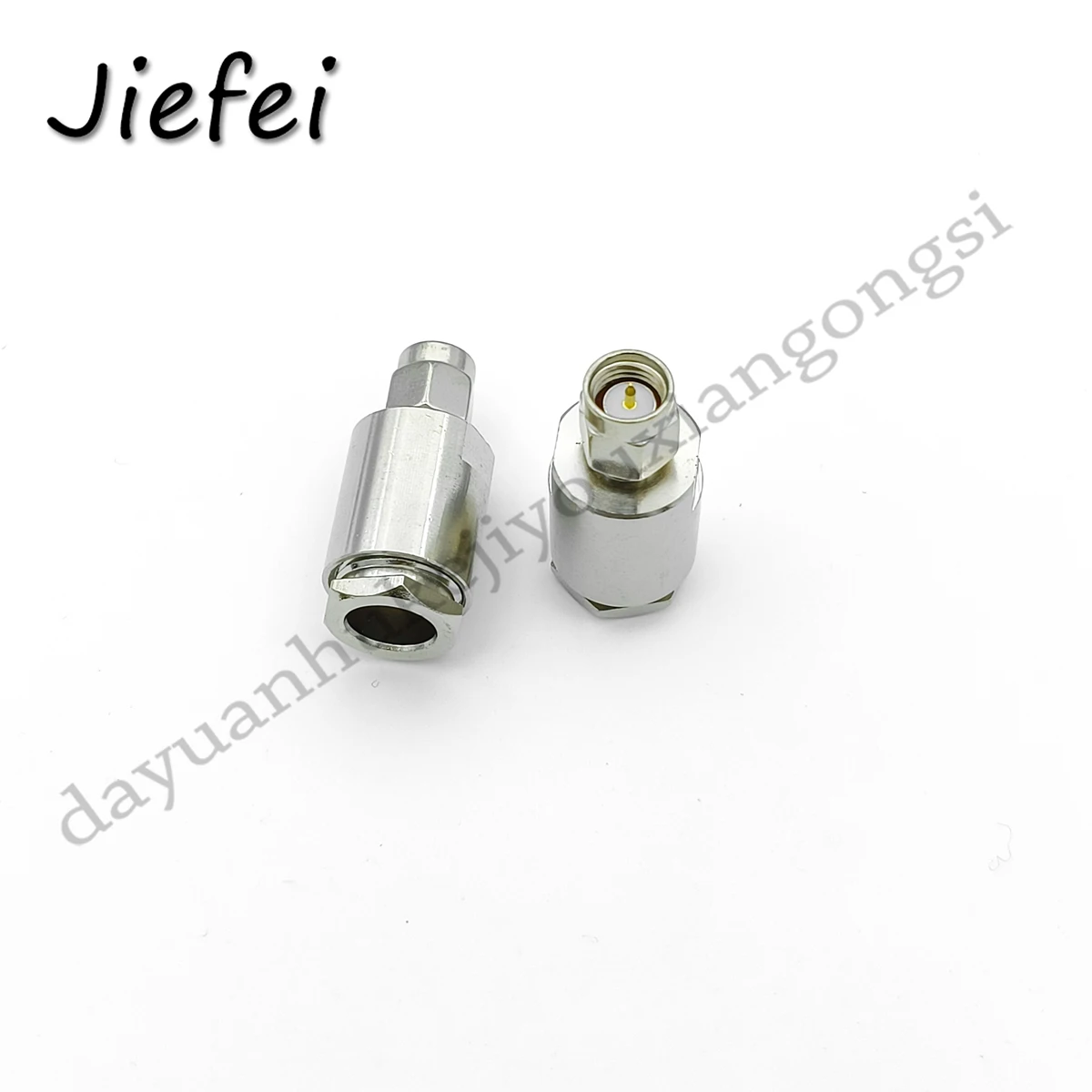 

50pcs Brand new and high-quality sma male plug clamp RG5 RG6 5D-FB LMR300 cable straight RF Coaxial Wire Terminals