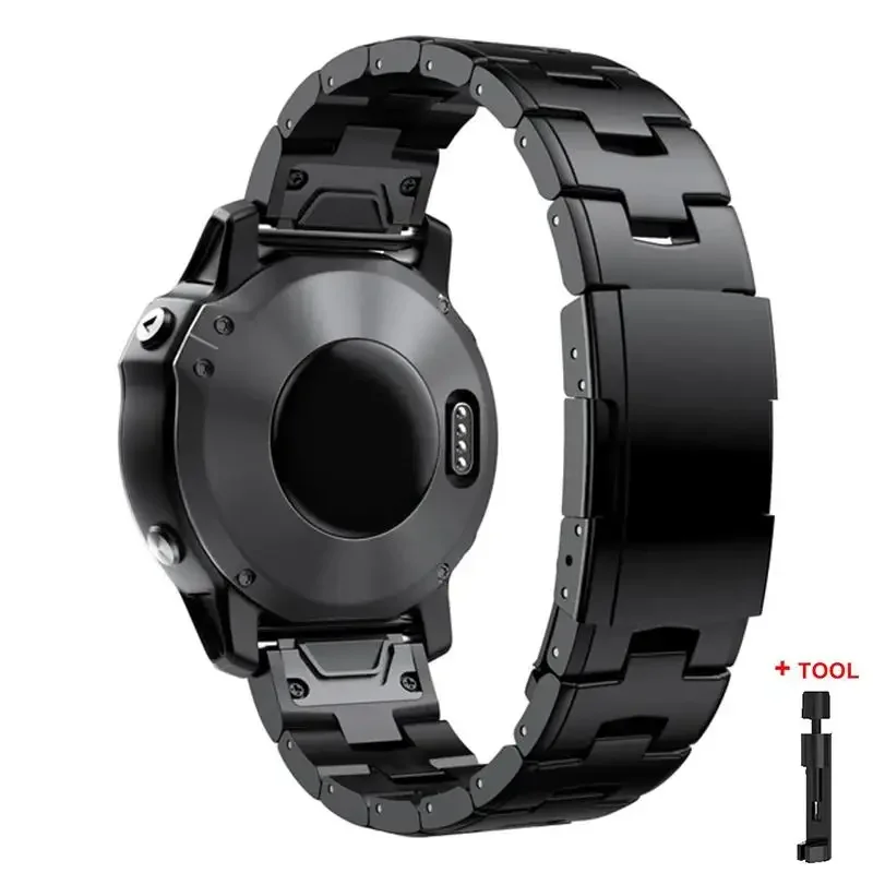 Premium Titanium Quickfit Watch Strap - 26mm/22mm Metal Release Band