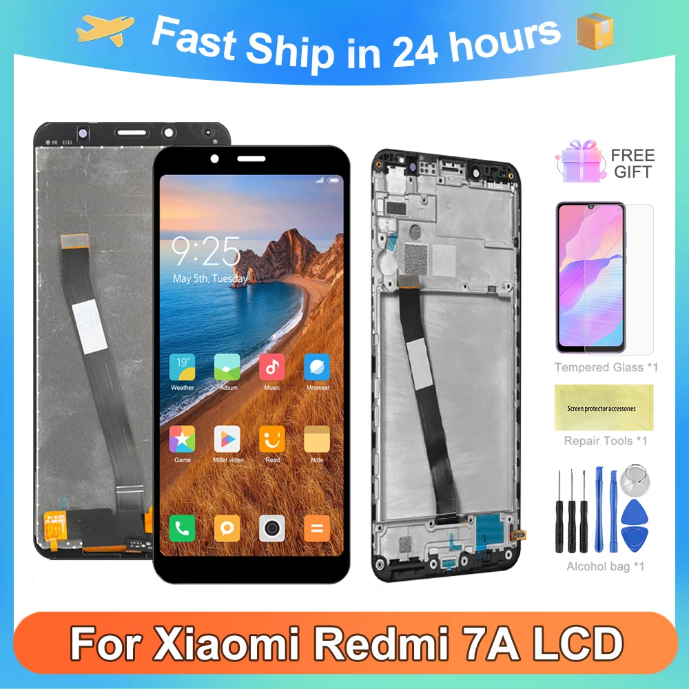 

For Xiaomi 5.45''Redmi 7A For Ori MZB7995IN M1903C3EG M1903C3EH LCD Display Touch Screen Digitizer Assembly Replacement