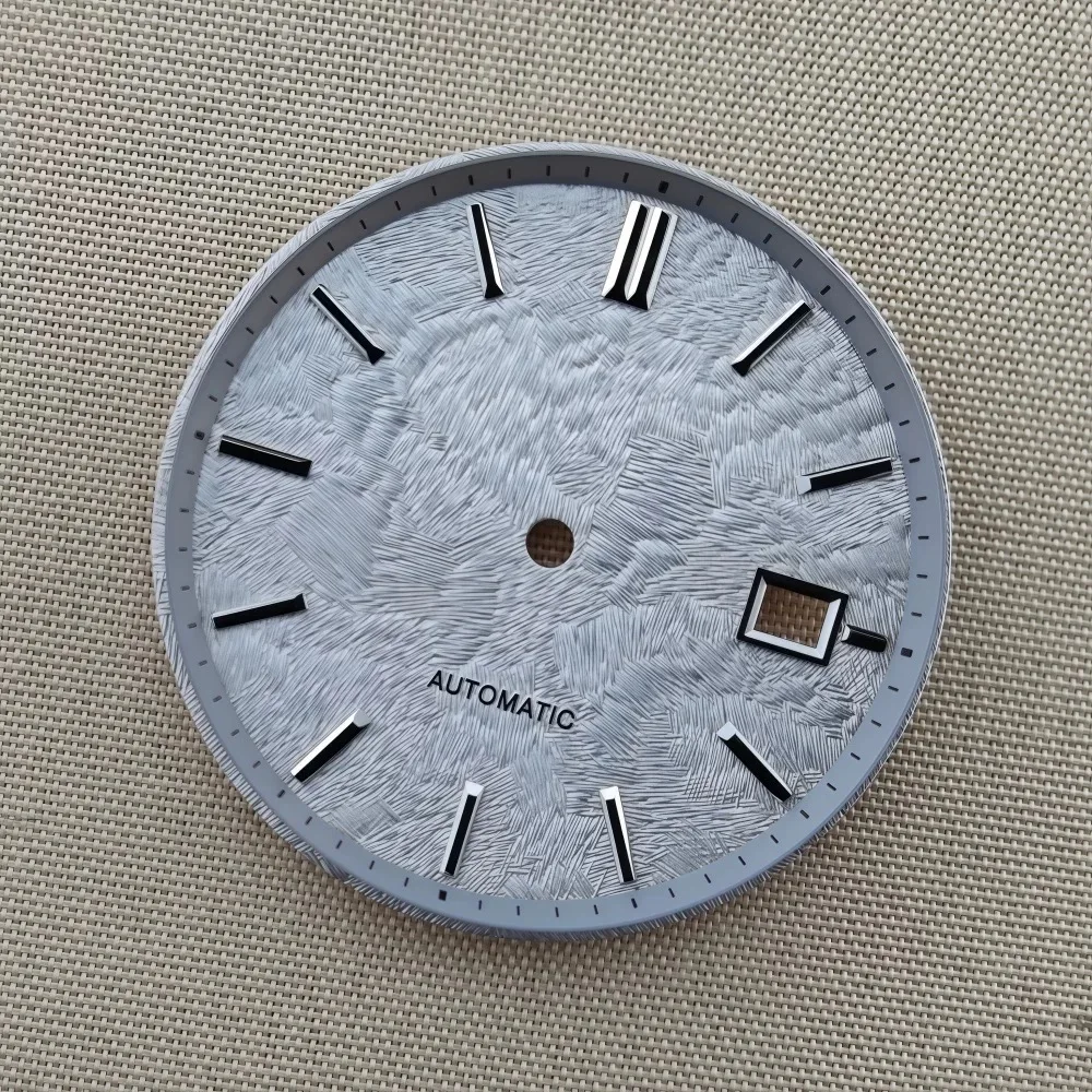 Sterile Watch Dial for Automatic Movement - 33.5mm, No Logo, DIY Replacement Set