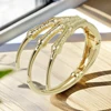 Vintage Dragon Claw Big Cuff Bracelet & Bangle Women Punk Alloy Bracelets Statement Jewelry Unique Party Accessories KDLUN 1