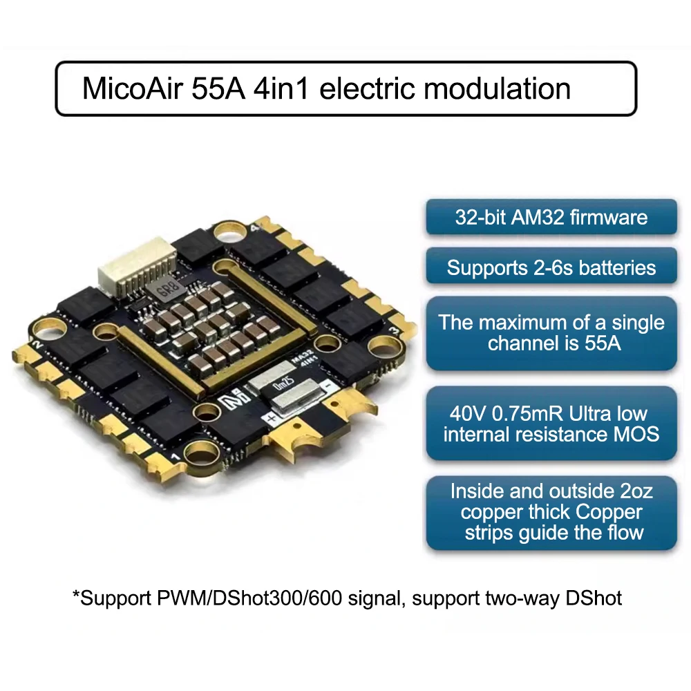 MicoAir 743 V2 듀얼 IMU 블루투스 매개변수 조정 비행 제어는 H743 메인 컨트롤 480MHz 작동 주파수를 지원합니다.