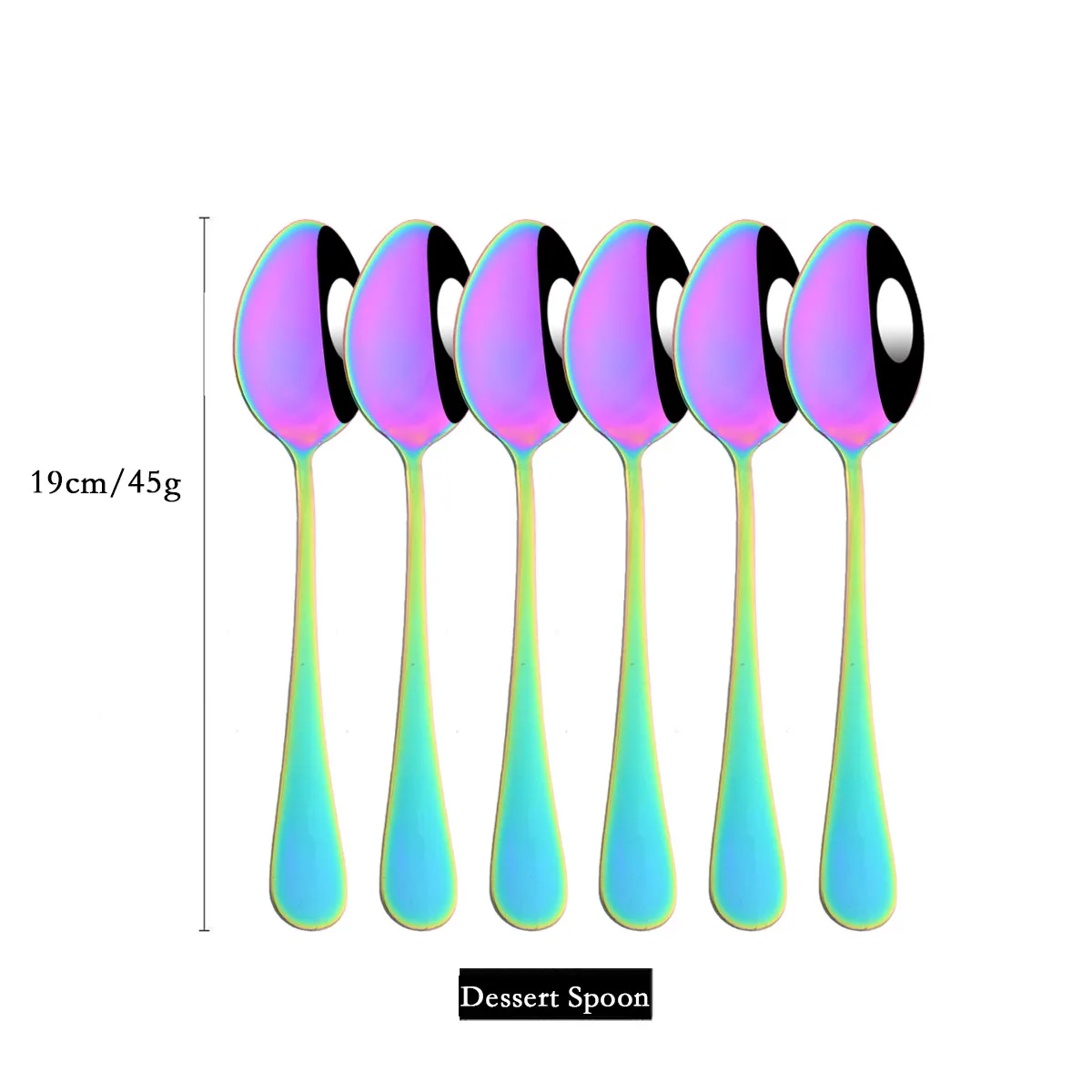 6Pcs Dessert Spoon