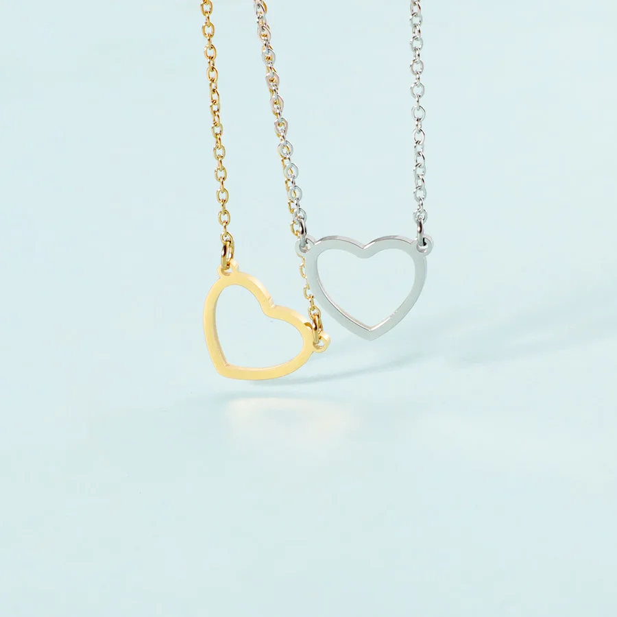 LATS الجوف الحب القلب قلادة القلائد للنساء الرجال...