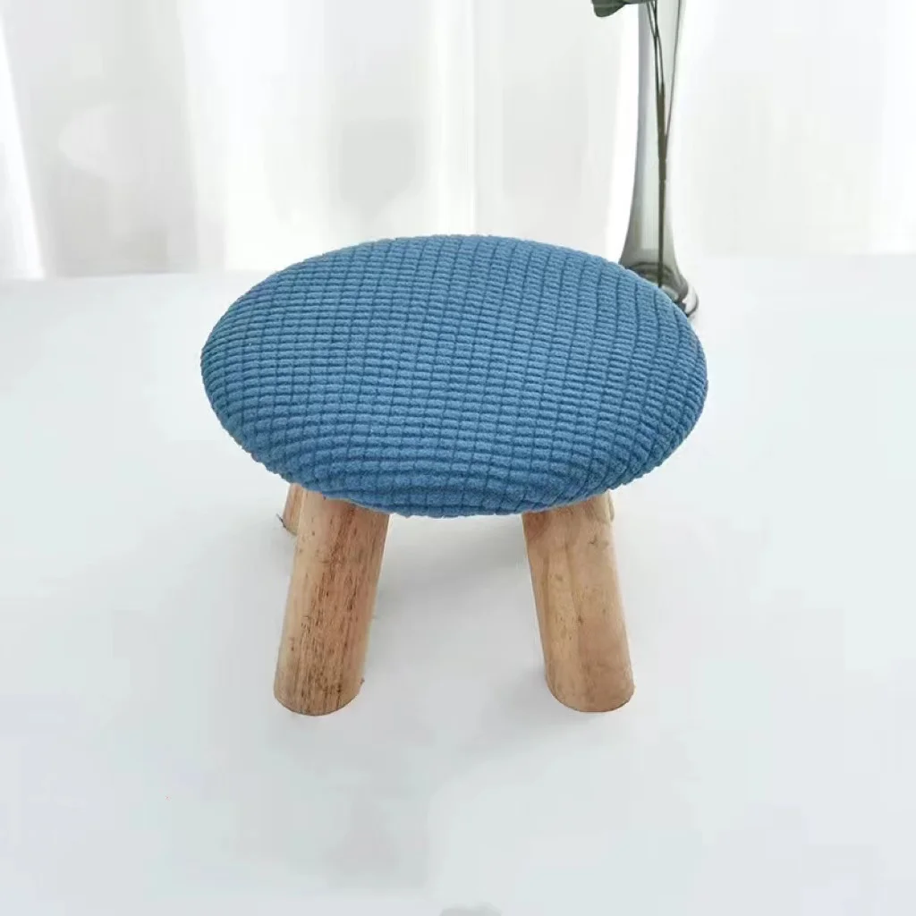 

2Pcs New Mushroom Small Stool Cover Simple Universal Round Seat Stool Cover Surface Protective Cover Cute Small Stool Cover