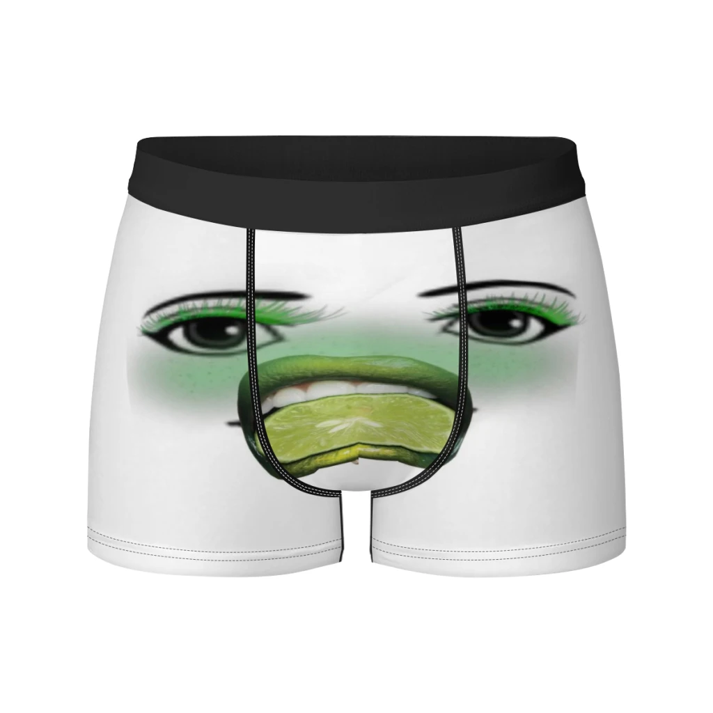 thumbnail image 1 of Calzoncillos tipo bóxer para hombre, ropa interior masculina, transpirable, con diseño de cara, Roblox, divertido y creativo, 1 of 5