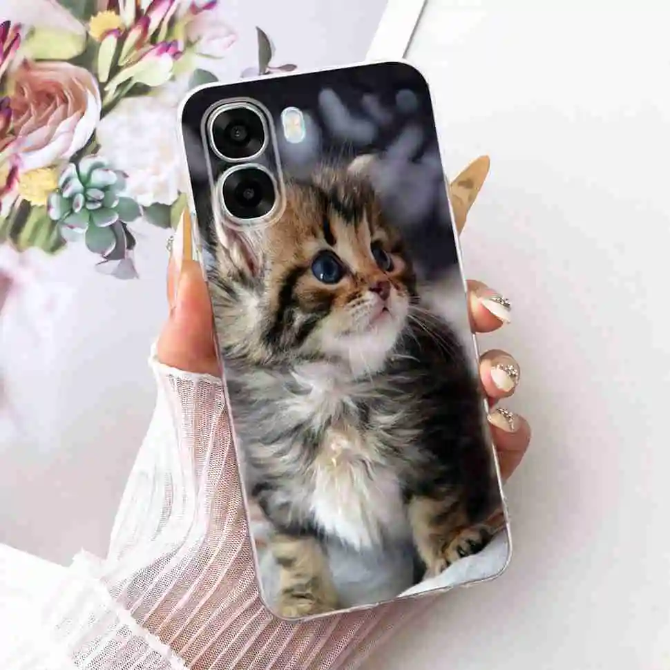 Cute Patterned Matte Soft Silicone Phone Case
