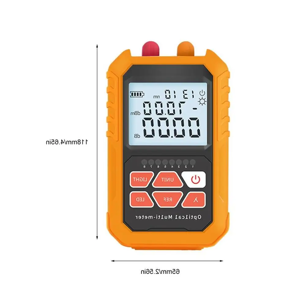 New Optical Power Meter Red Light Pen 4 in 1 High Precision Mini Red Optical Fiber Pen 5km/15km Optical Fiber Tester