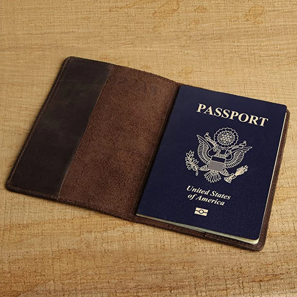 Who 가죽 RFID 여권 커버 홀더 Protevtor Vacancy Blank Funda Pasaporte 비즈니스 남여 일반 여권 홀더