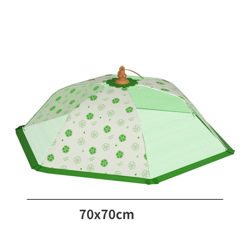 Foldable Rice Cover Household Breathable Dustproof Leftovers Food Cover Dining Table Anti-mosquito Anti-fly Food Cover Food Vacuum Bags Microwave Cover Air Fryer Cover