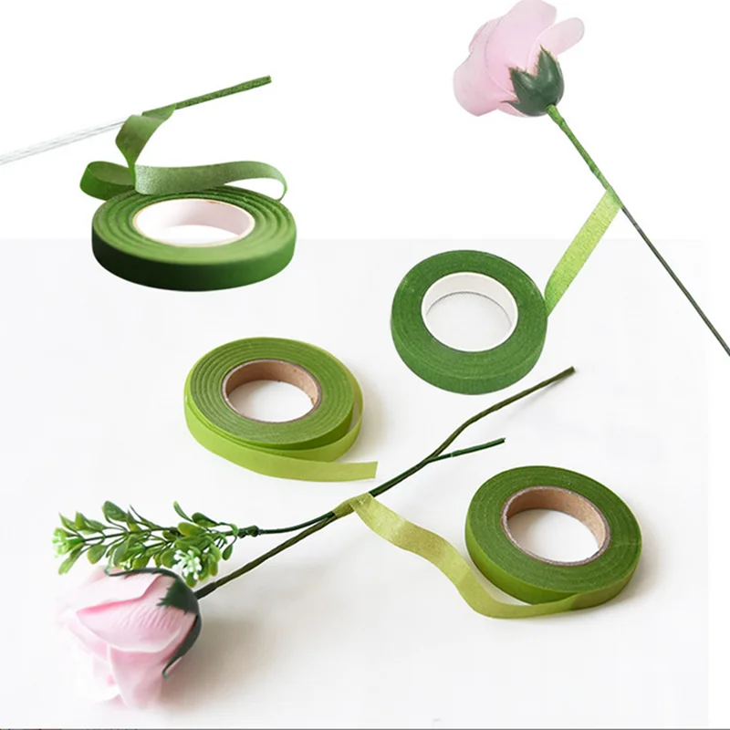Rouleau De Ruban Adhésif Floral Bleu – 1/2 Pouce De Large – Pour Arrangements, Scrapbooking – Neuf Sous Blister