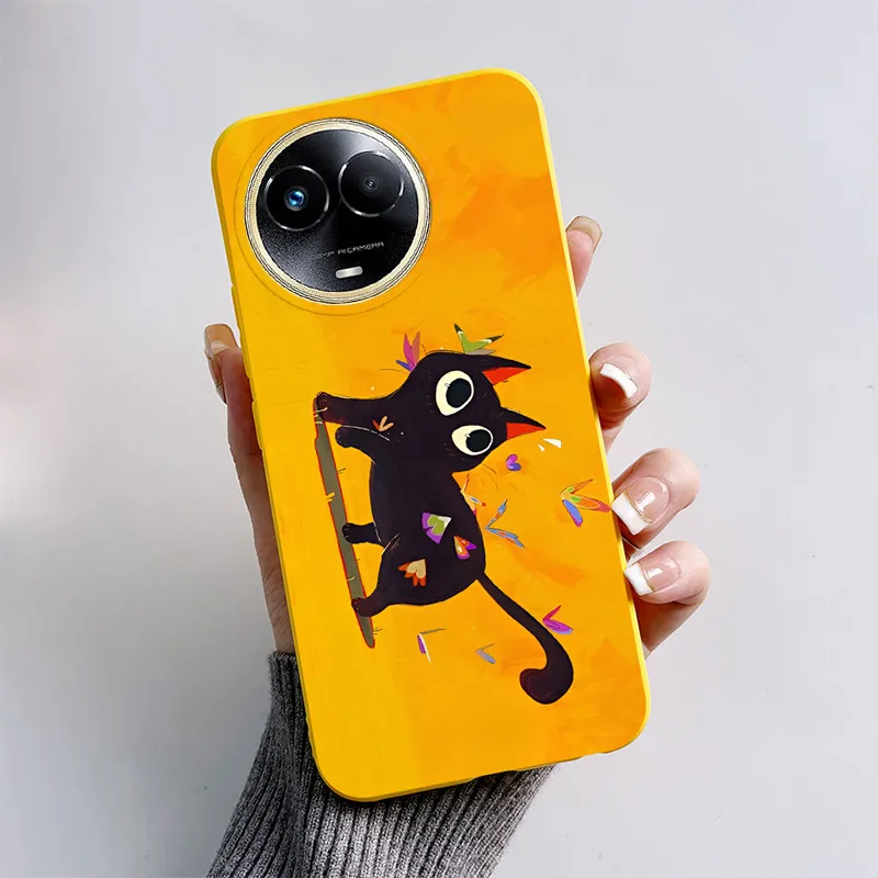 Cute Cartoon Cat and Funny Dog Silicone Phone Case Cover