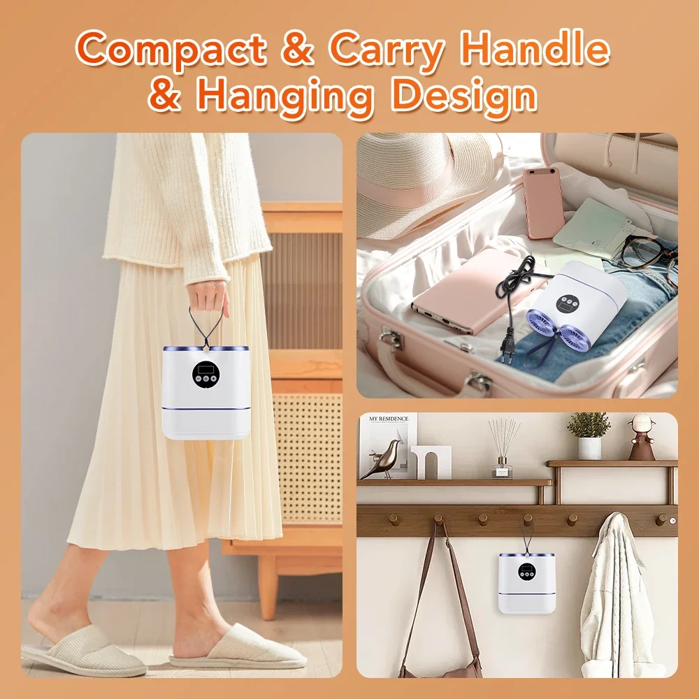 Portable Electric Shoe Dryer Foot Boot Dryer Eliminate Odor Fast Drying Deodorizer Portable Folding Footwear Dryer For Home 6