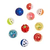Colorful Plastic Bell Ball Mesh Hollow Ball Making Noise Teasing Cats Pet Supplies Self Fun Gnawing Cat Toys 5