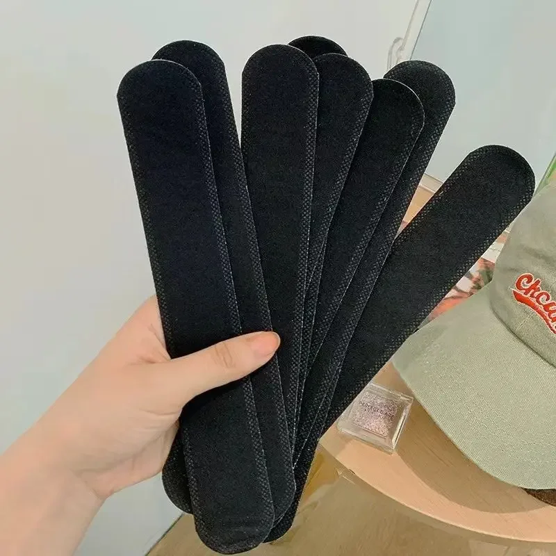 30pcs Women's and Men's Hat Sweat Absorber Stickers Anti-dirt Sports Belt Cap Rim Invisible White Tape Hat Size Reducer Liner Pads hat sweat absorber
