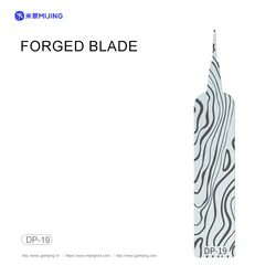 MIJING DP-19 Forged Blade Hand Polishede Chip Fixing Screen Bracket Edge Adhesive Removal Blade Chip Disassembly Blade