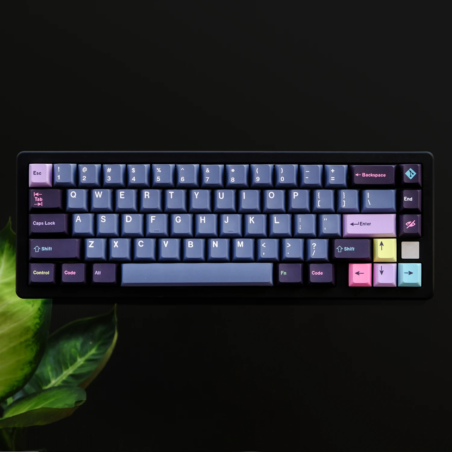 Gmk Dracula Keycaps Pbt Tintura Subbed Perfil Cereja Keycap com Iso Enter 6.25 7u Barra de Espaço Conjunto