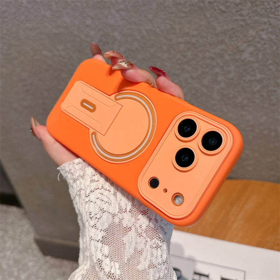 Premium Magnetic Stand Phone Case with Magsafe Charging Capability