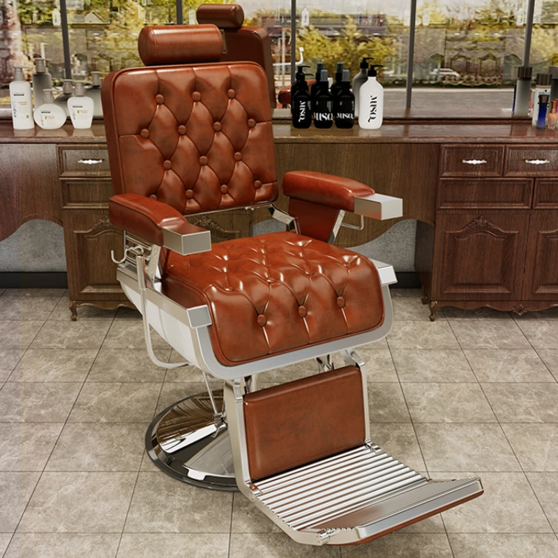 Facial Hairdressing Barber Chairs Recliner Adjust Barbershop Barber Chairs Hair Salon Chaise Coiffeuse Beauty Furniture QF50BC manicure shop barber chairs hairdressing luxury speciality barbershop barber chairs adjustable chaise coiffeuse furniture qf50bc