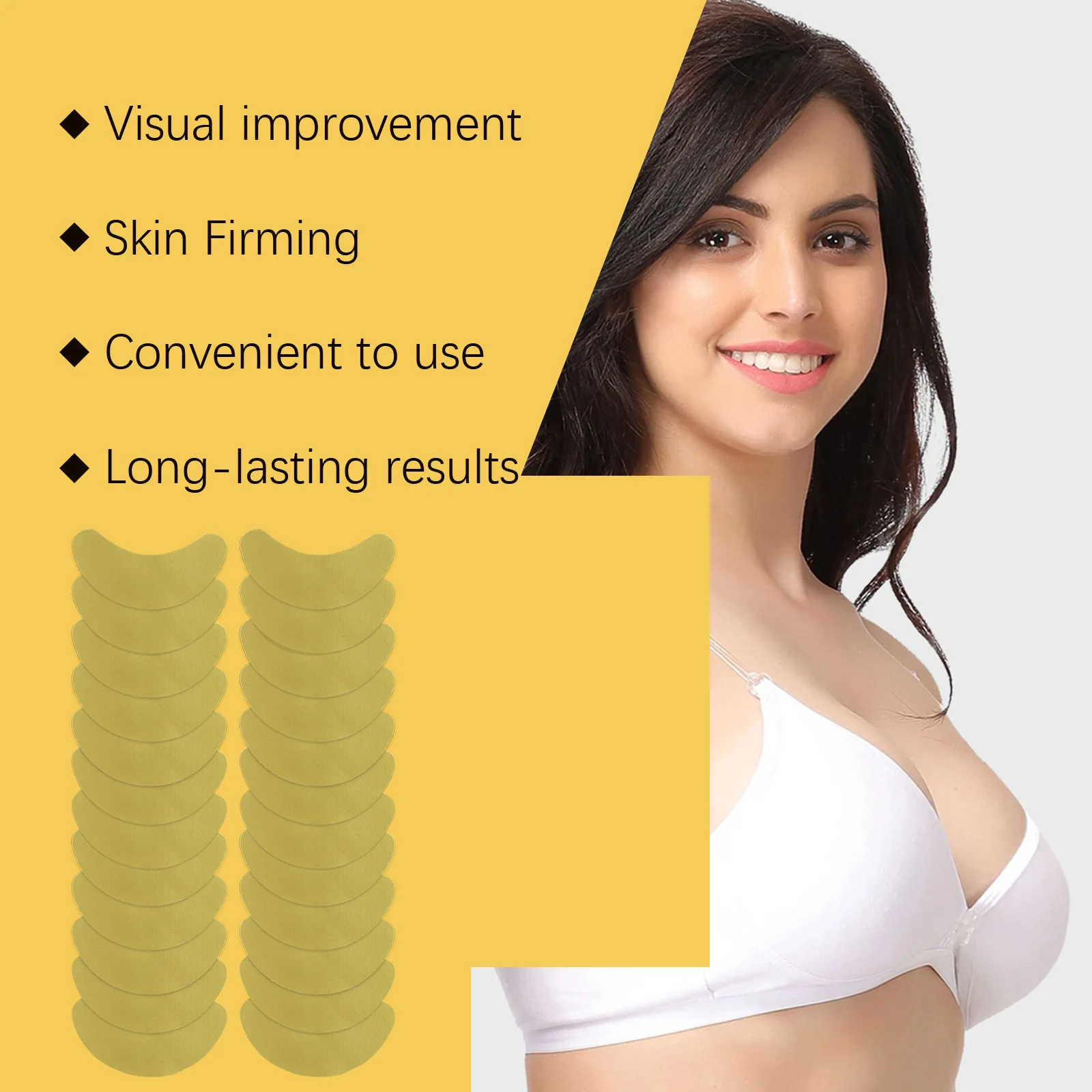 Bee Venom Breast Enlargement Cream Patch 24Pcs For Breast Fast Growth Chest