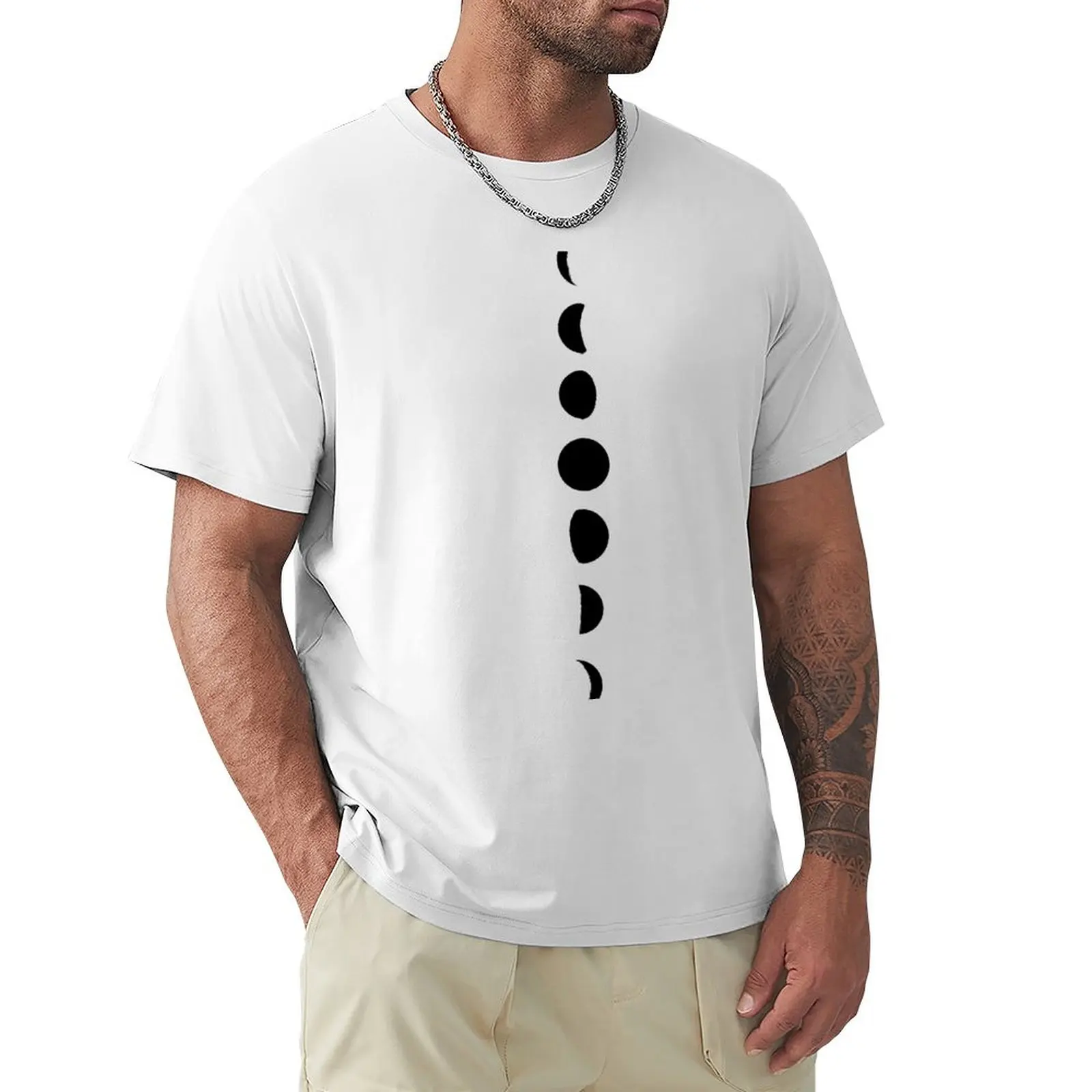

Moon Phases Shadow T-Shirt graphics summer clothes t shirt men